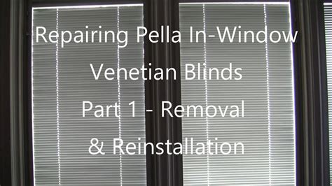 pella between the glass blinds parts|Between